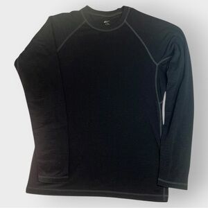 MEC Men's Charcoal Grey Long Sleeve Polartec Baselayer Tee sz L